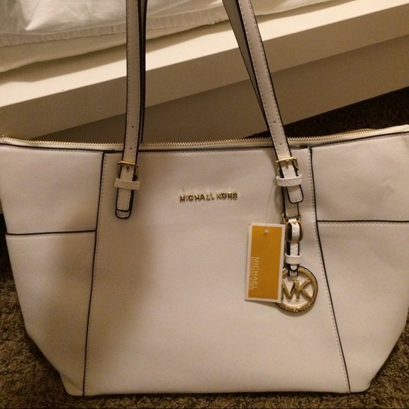Michael Kors White Handbag