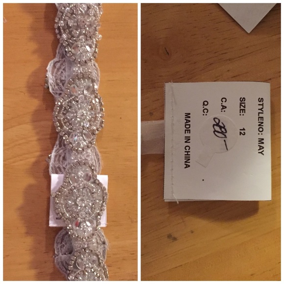 Sparkle beaded belt
