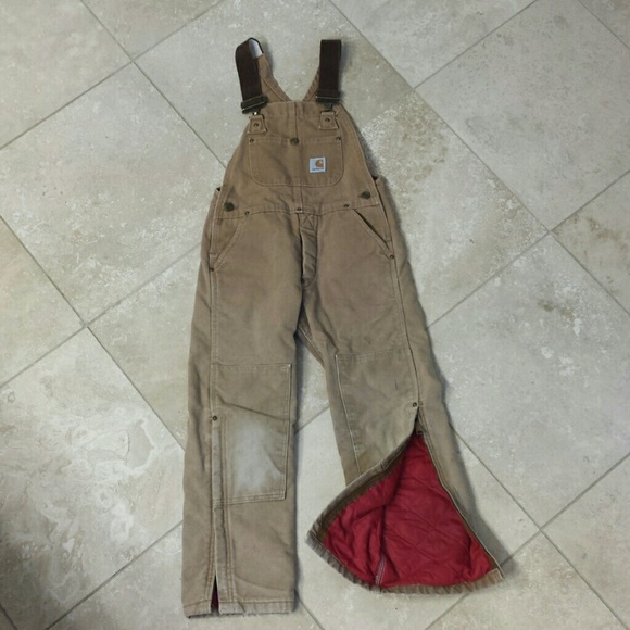 pink carhartt insulated bibs