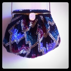 Beautiful beaded evening bag.
