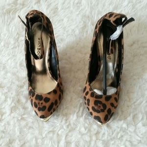 FINAL PRICE-Leopard pointed heel