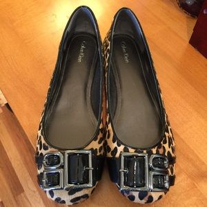 Calvin Klein Calf Hair Flats