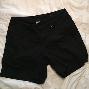 Black Cuff Shorts