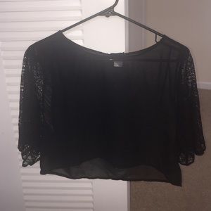 H&M sheer crop top