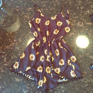 Sunflower romper
