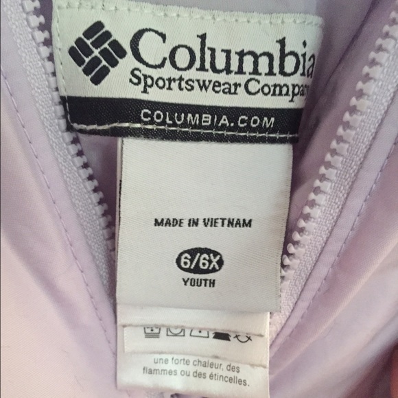 Columbia Lilac Skii Overalls. Size 6X. Worn once💜