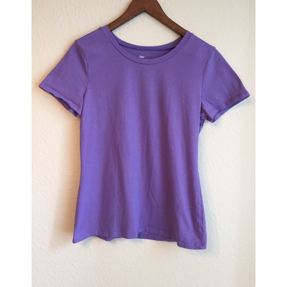 Purple Gap crew neck tee