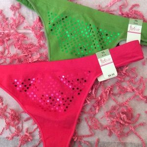 💰CLEARANCE💰 LARGE NWT FLIRTITUDE sequin thongs