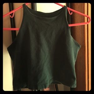 American Apparel crop halter tank