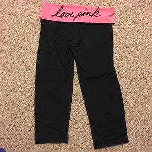 Victoria's Secret yoga pants cropped