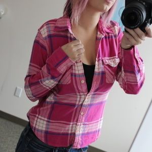 A&E pink Flannel
