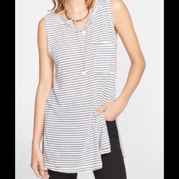 Free People Weekend Warrior Chic Hi Lo Tank! NWT
