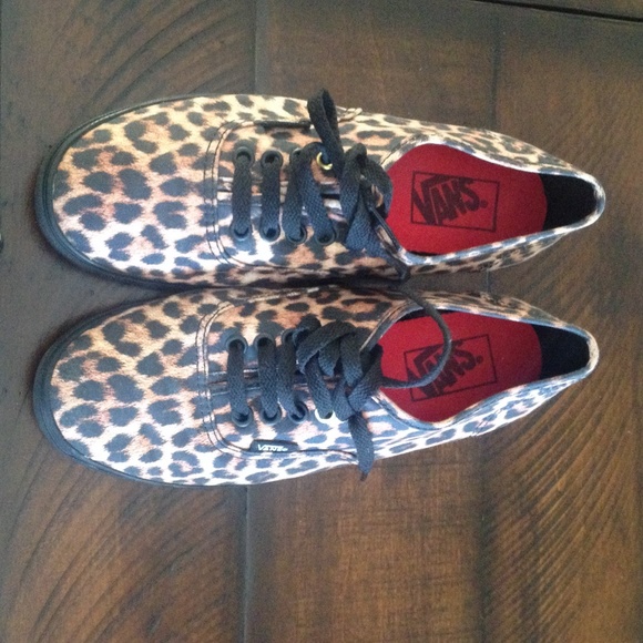 Cheetah print vans