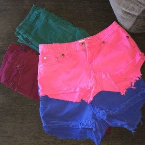 Two Shorts Two Skinny Jeans