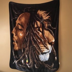 Bob Marley Throw Blanket