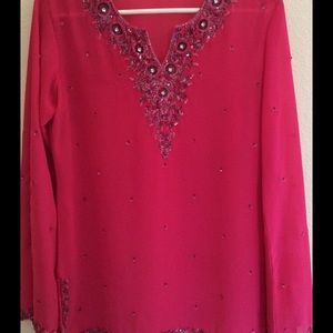 Hand Embellished Indian blouse.