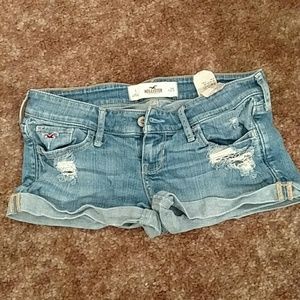 Hollister distressed shorts