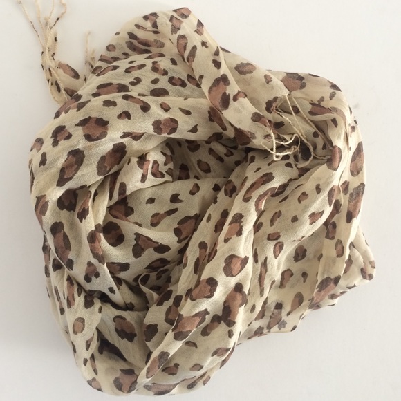 Leopard Print Scarf