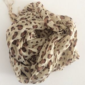 Leopard Print Scarf
