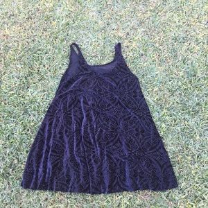 Blackmilk burned velvet baby doll dress/tank