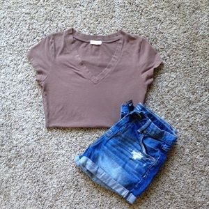 Short Sleeve V-Neck