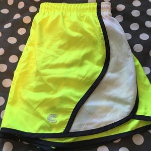 Large Neon Yellow Shorts