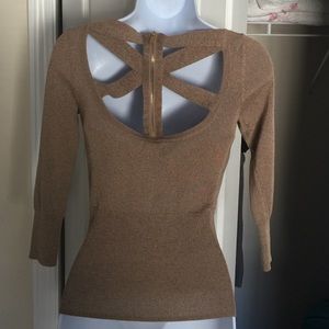 Caché 3/4 sleeve sweater S