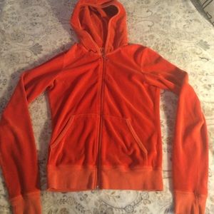 Juicy Couture velour zip-up hoodie