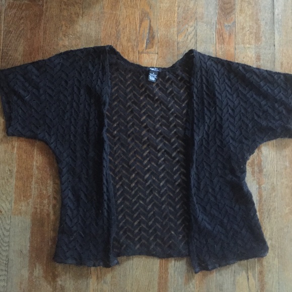 Chevron knit cover up!