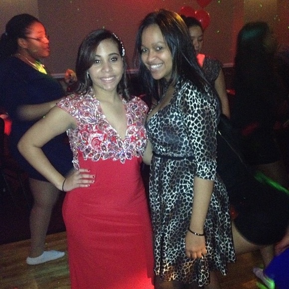Red prom dress