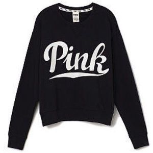 Victoria Secret Pink Sweater in black/white