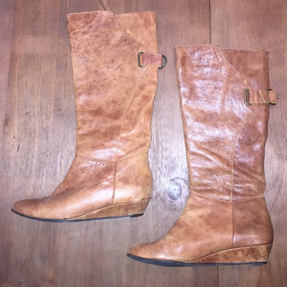 Steve Madden👢 light brown leather boots.