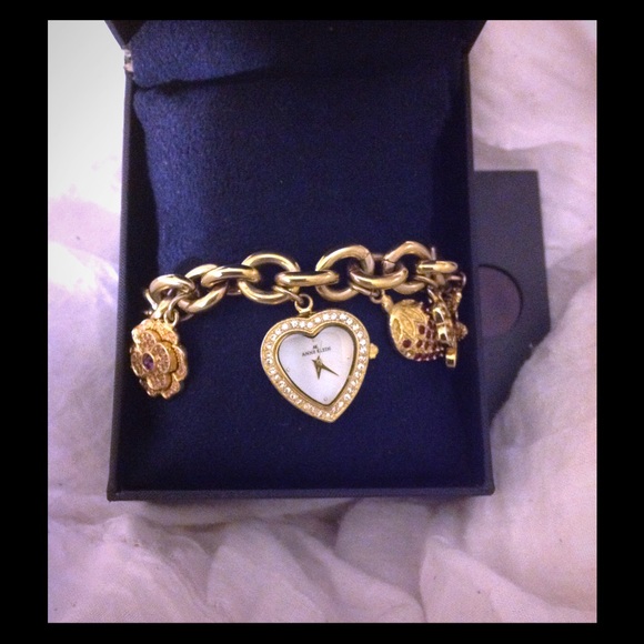 Anne Klein charm watch