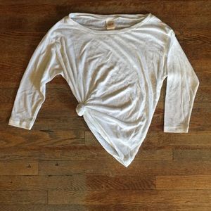 White quarter sleeve blouse