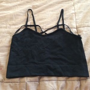 Strappy front bralette