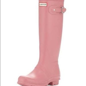 Pink Hunter rain boots