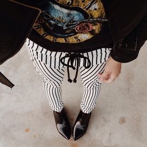 One Teaspoon Baseball style striped pants