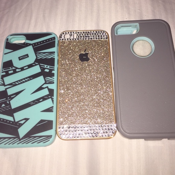 PINK Victoria's Secret Accessories - iPhone 5s bundle of 3 cases