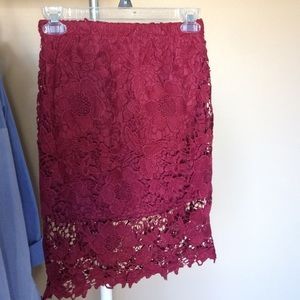 Lace Pencil Skirt - FreePeople