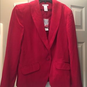 Red blazer