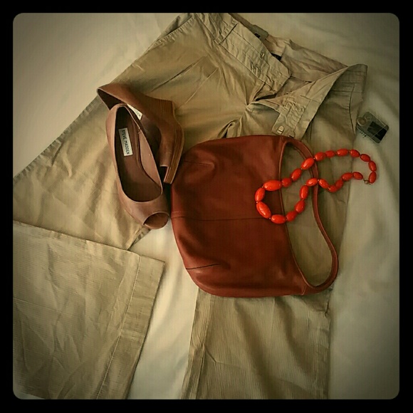 *NWT* Flare leg khaki pants