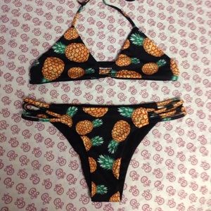 Flawless pineapple cheeky bikini🍍🍍🍍