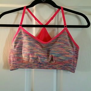 Multi color sprts bra