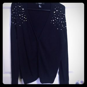 Forever 21 Studded Cardigan