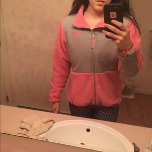NWOT Pink & Grey North Face