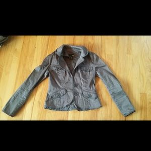 H&M Cropped Gray Blazer