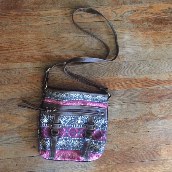 Bohemian print cross body bag🔮