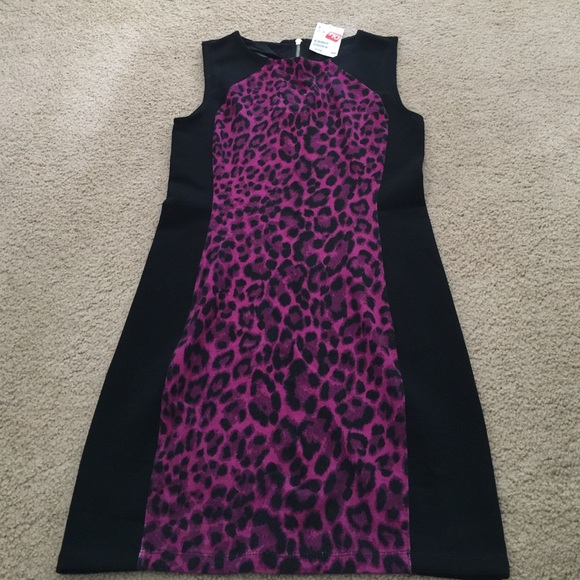 Leopard print bodycon dress