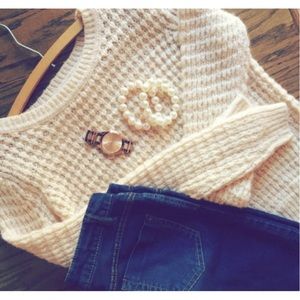 Knit Crew-Neck Sweater