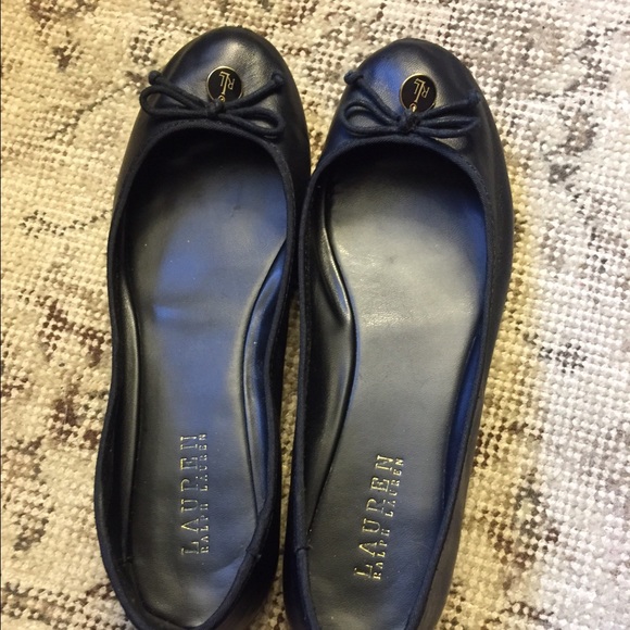 Lauren by Ralph Lauren Ballet Flats, Black